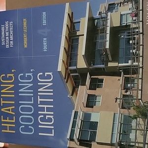 Heating,cooling,lighting sustainable design methods for arch by norbert lechner